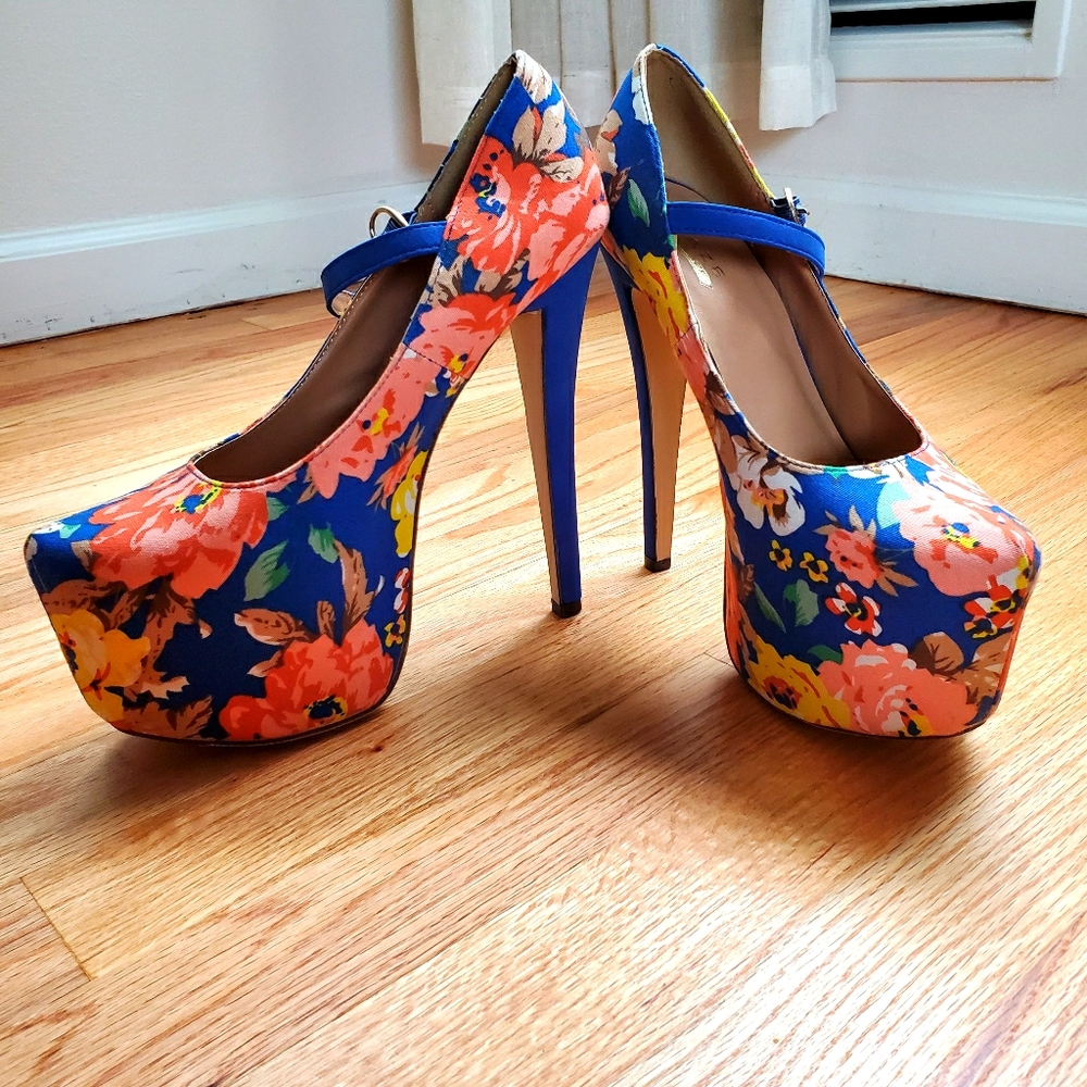 Floral heels